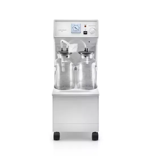 imgi 3 Medical Vertical Electric Suction Unit Mobile Piston Aspirator Pump